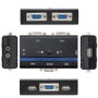 Nanocable KVM Switch VGA USB 1U-2PC Negro